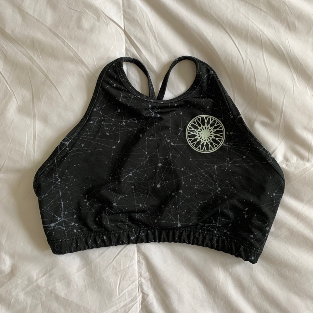 SoulCycle high-neck sports bra